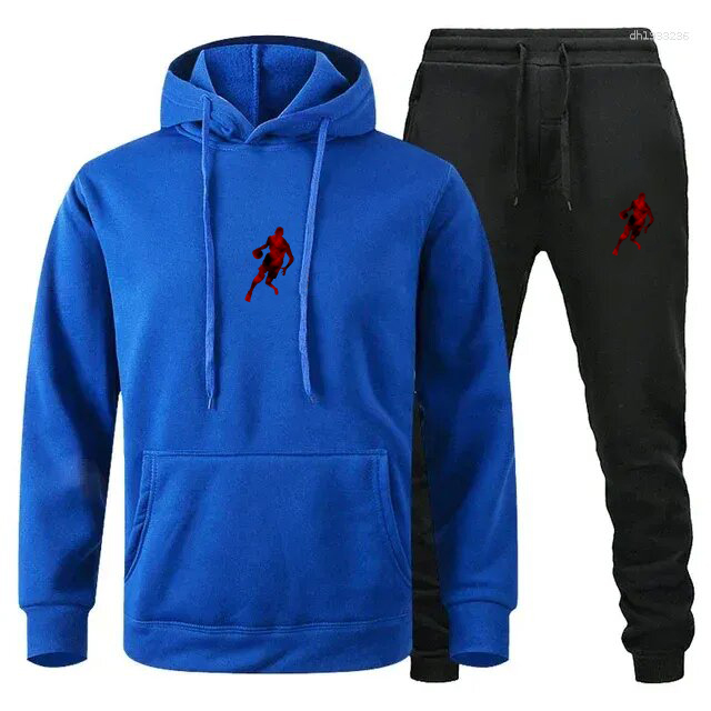 Men's Tracksuits 2025 Spring Autumn Eco-Friendly Fitness Jogging Set Long Sleeve Hoodie Sweatpants Suit Casual Sportswear Tracksuit