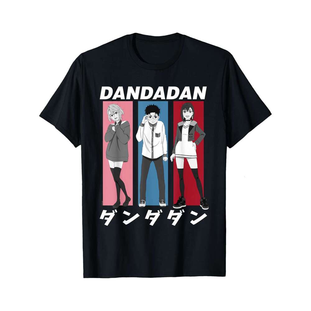 Designer T shirt Ripple Junction x Dan Da Dan Momo Okarun Aira Colored Frames - 220g T shits