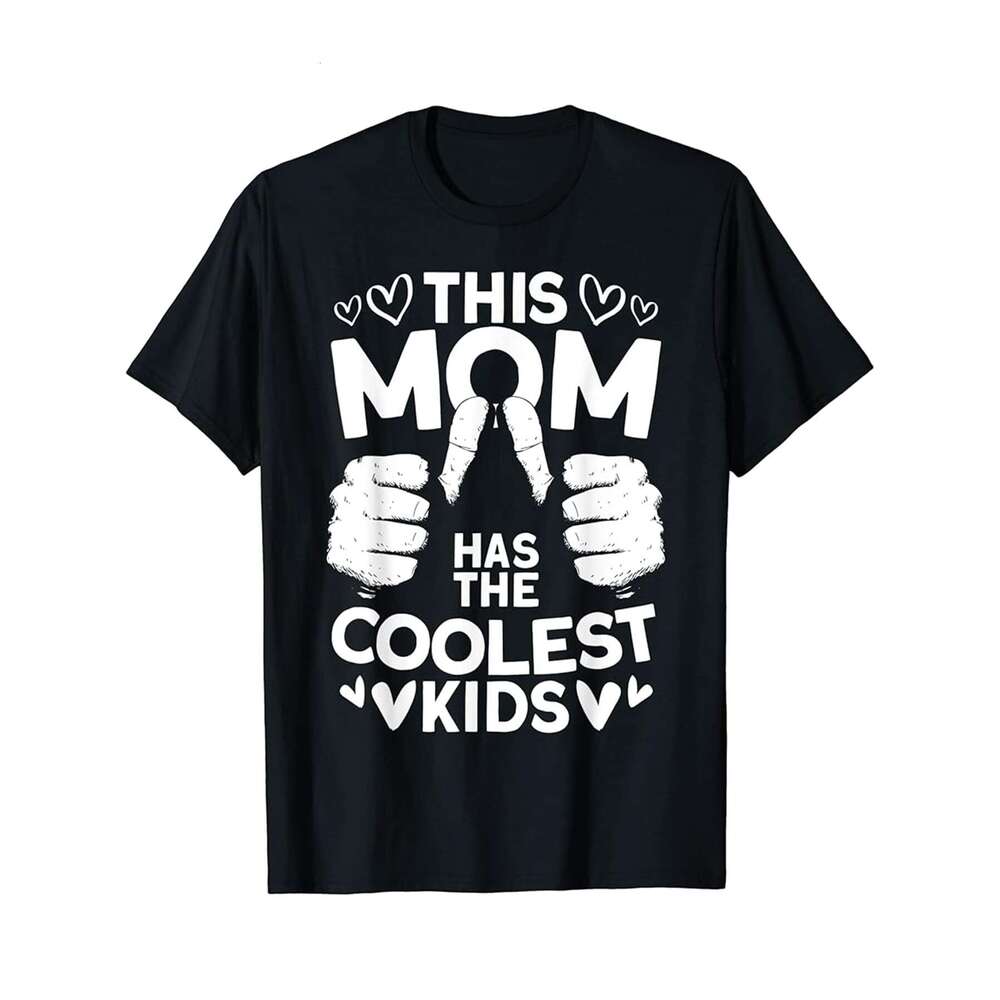 Designer T shirt This Mom Has The Coolest Mens - Funny Mom - 220g T shits