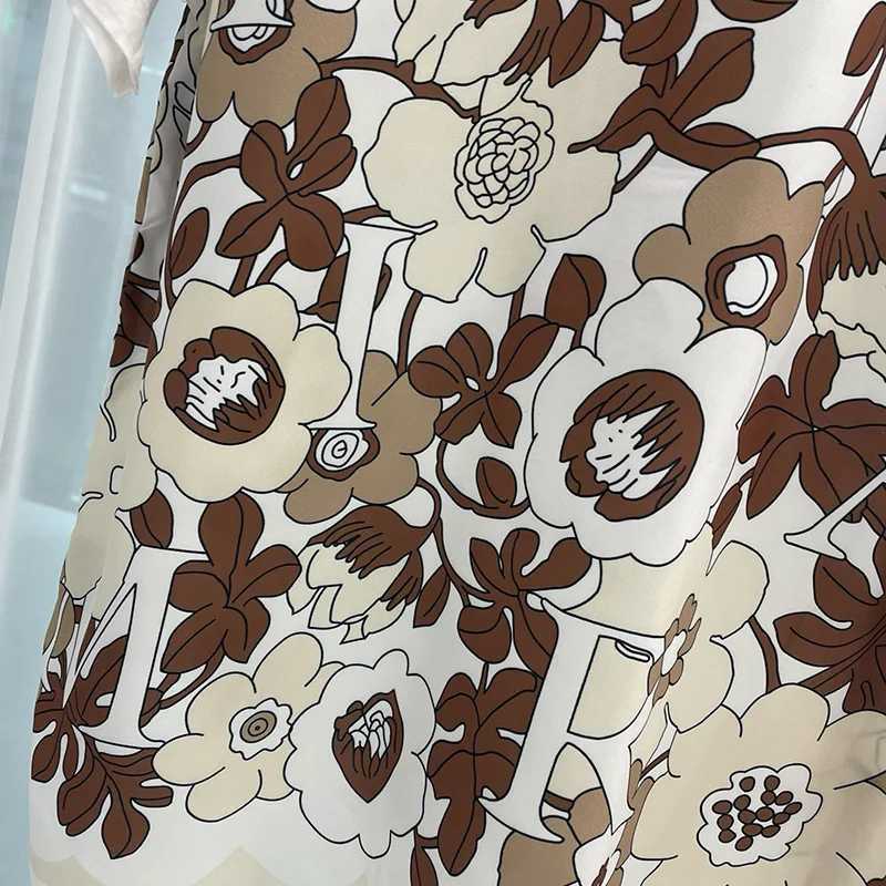 Luxury Flower Digital Printed Mens Summer Short sleeved Mens Designer Clothing Camisa Social Masculina X250410