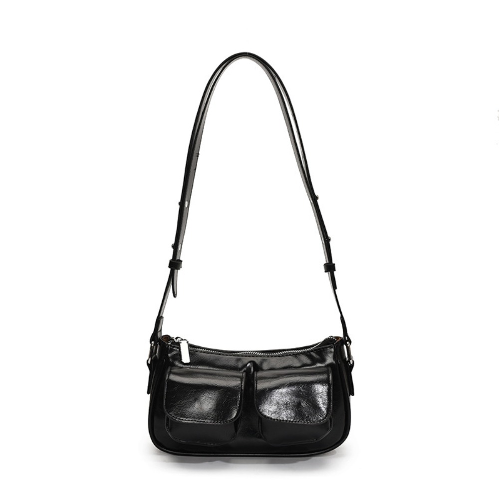 Chic Unisex Travel Companion: Durable Padded Strap underarm bag with multiple compartments for everyday use.