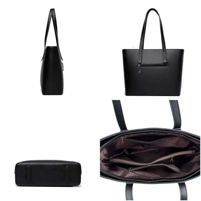 Genuine High Quality Large Capacity Shoulder Female Tote New Luxury Designer Handbag For Fashion Women Brand Shopper Bag