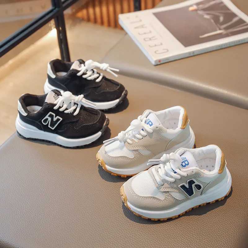 Summer Spring Kids Breathable Mesh Outdoor Sports Shoes Non-slip Wear-resistant Lace-up Casual Toddler Sneakers for Boys GirlsT251110