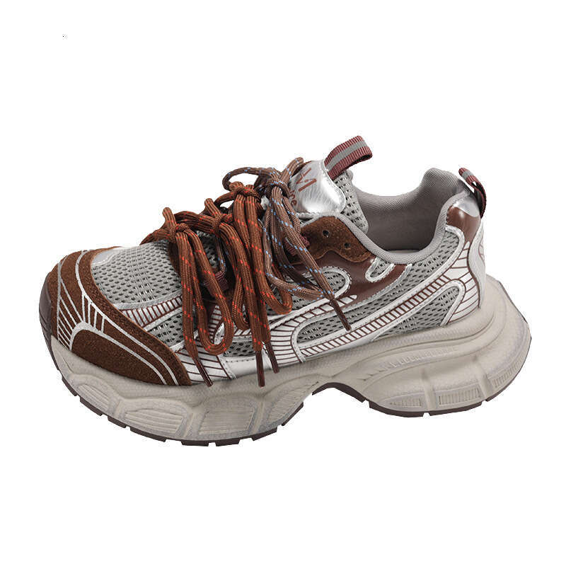 Queen Style Retro Height-Increasing Thick-Soled Shoes Women 2025 New Autumn Casual High-End Soft-Soled Sneakers