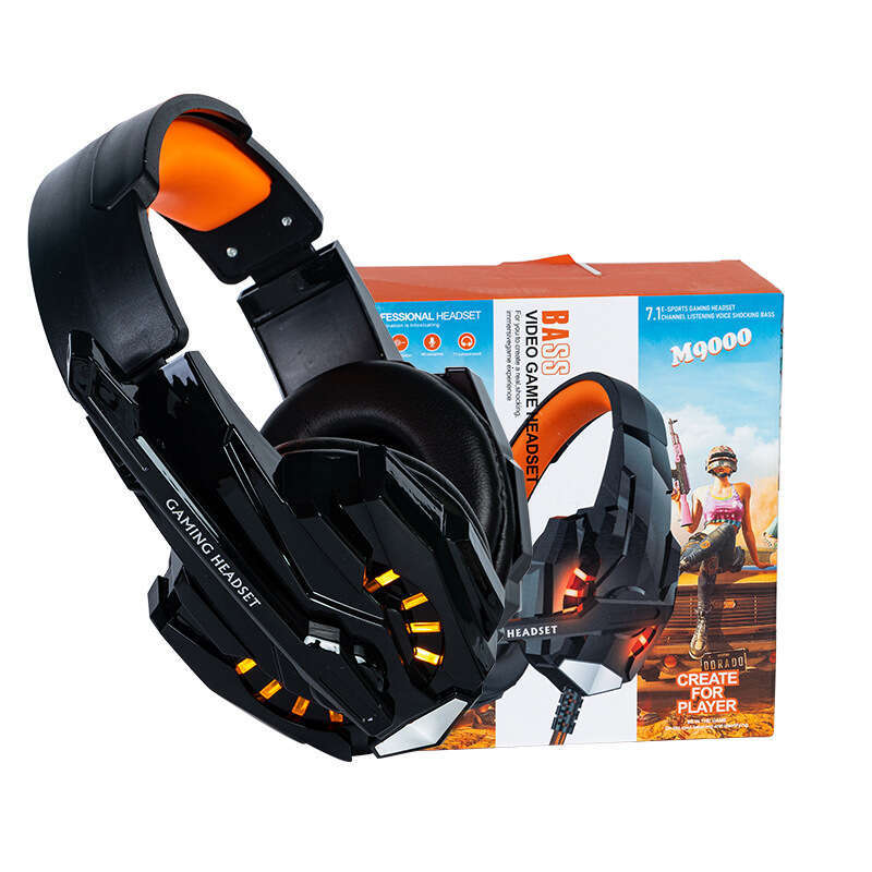 Famous Brand G Computer Headset With Light Wired Live Streaming Over Ear Gaming Headphones