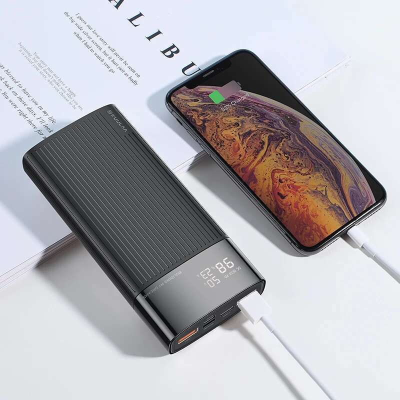 Power Bank 20000mAh QC PD 3.0 PoverBank Fast Charging PowerBank 20000 mAh USB External Battery Charger