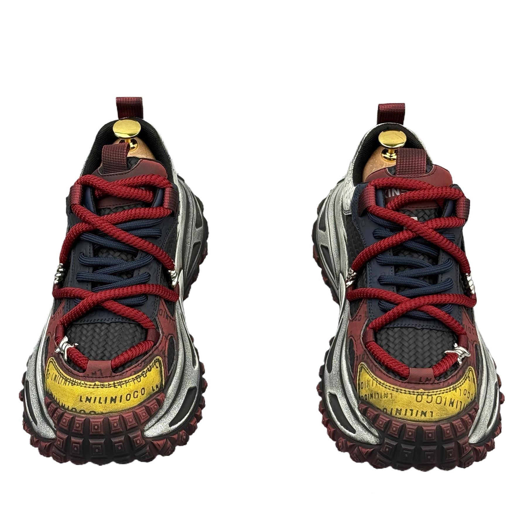 New popular fashion shoes, autumn casual sports shoes, teenage luxury shoes, thick soled height increasing dad shoes, designer shoes