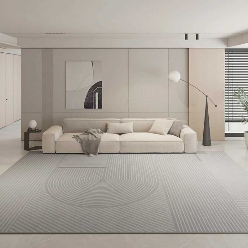 Modern Minimst Living Room Decoration Carpet Large Area grey Rugs for Bedroom Study Rug lounge Floor Mat Y251110