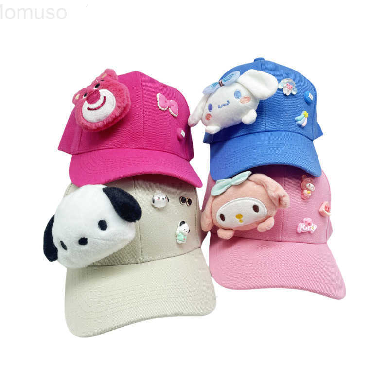Sanrio Cute Cartoon Duckbill Cap Sweet Girl Baseball Cap Childrens Sun Protection Hat Fashionable Versatile H251110