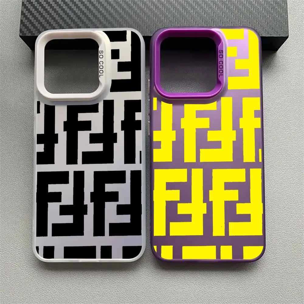 Fashion black w letter F For Galaxy S25 Edge S24 S23 S22 S21 S20 FE tra Lite Plus Colorf Silver Phone case Capa luxury designer H251110