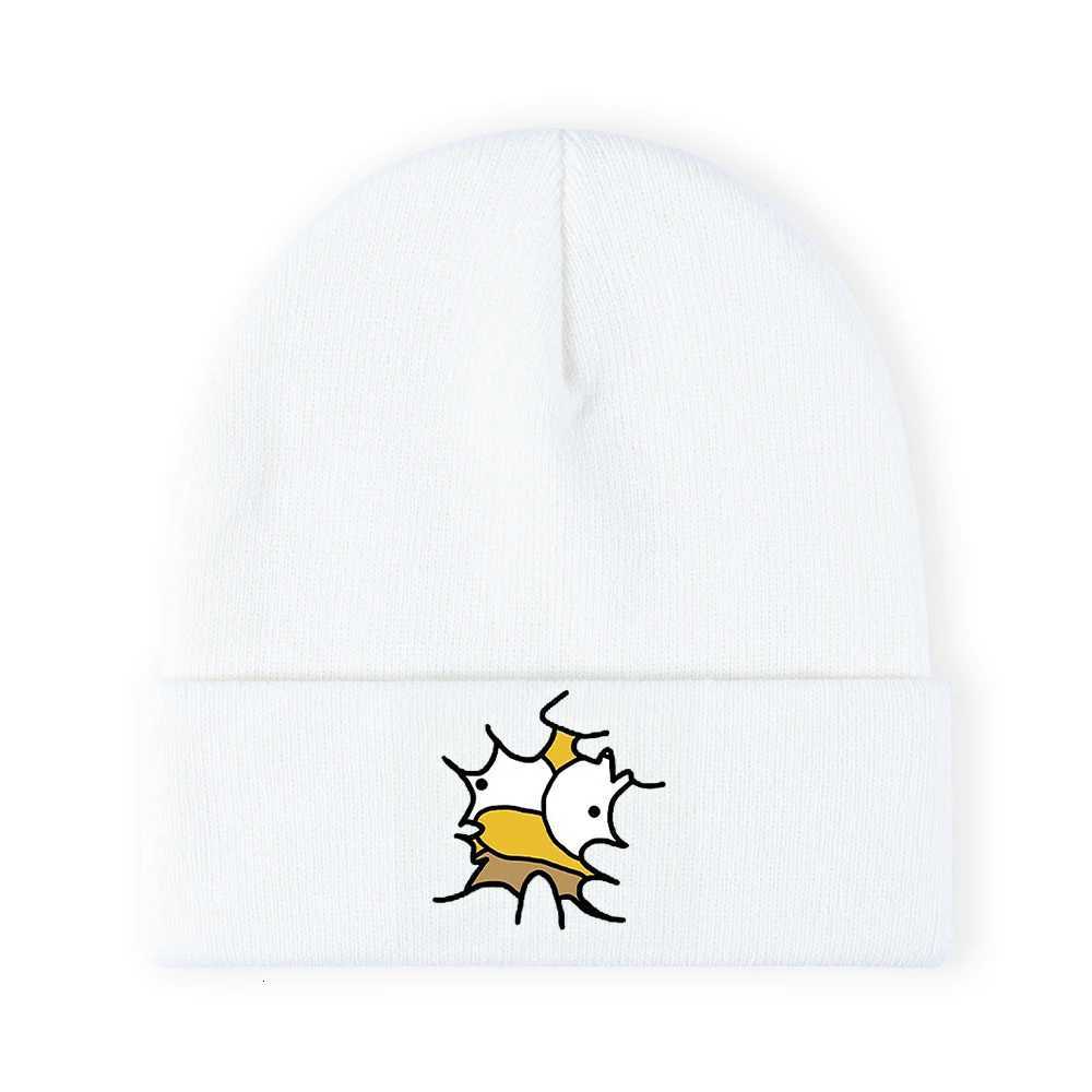 1pceyes Embroidered Beanie Soft Stretchy Lightweight Winter Hat for Men Women Outdoor Hip Hop FashionXJ251110