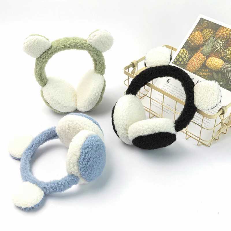 Cartoon Bear Earmuffs Children Animals Winter Warm Ear Warmers Antifreeze Women Men Faux Furry Earmuffs Headband Ear Cover W251110