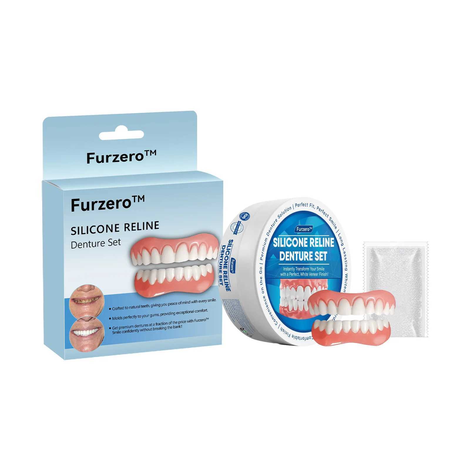 Silicone denture orthodontic kit is comfortable and suitable for temporary orthodontic denture oral hygiene care M250410