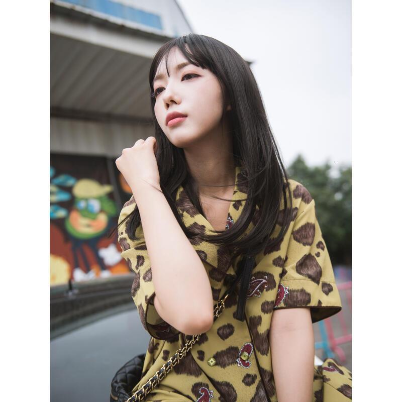 18inch en brown With Bangs Long Wavy Curly Glueless Fringe Unit Heat Resistant Synthetic Middle Part Full hine Made No Lace Scalp Costume Cosplay Hair
