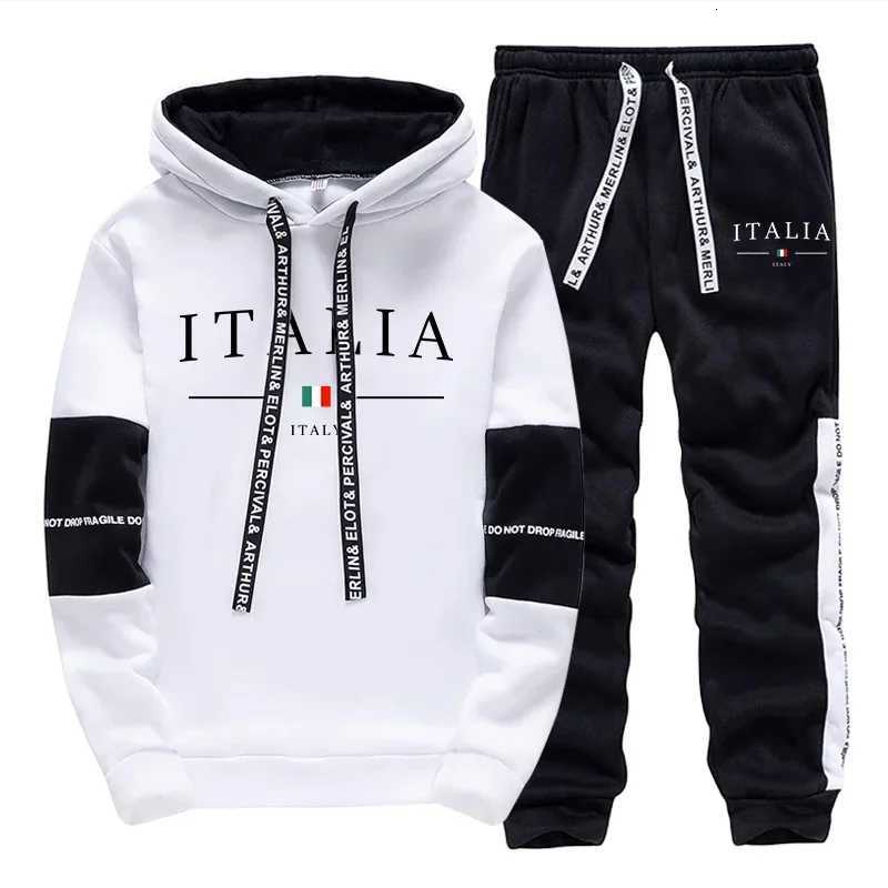 Hot Sales Mens Tracksuit Printing Casual Sweatshirts Sportswear Outdoors Sports Jogging Mens Clothing Single Piece Hoodie Pants W251110
