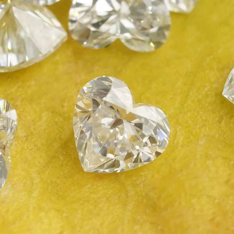Gorgeous Love Shape Diamond Pendent Heart Cut 1CT 2CT D VVS2 VS1 IGI Diamond Lab Created Stone