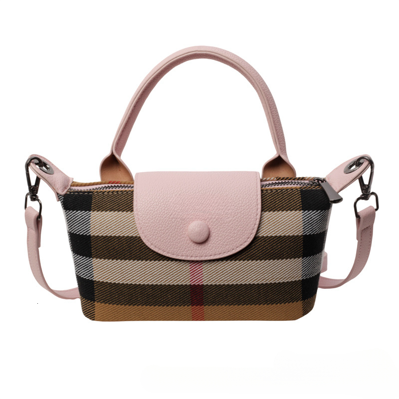 New Fashionable Popular Mini Square Bag Casual Shoulder Bag Retro Checkered Handbag Trendy Crossbody Bag Luxury Designer Bag