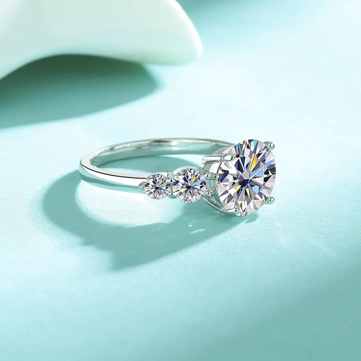 A 925 silver 38 carat ring fashionable niche versatile mens and womens couple ring wedding ring 251103