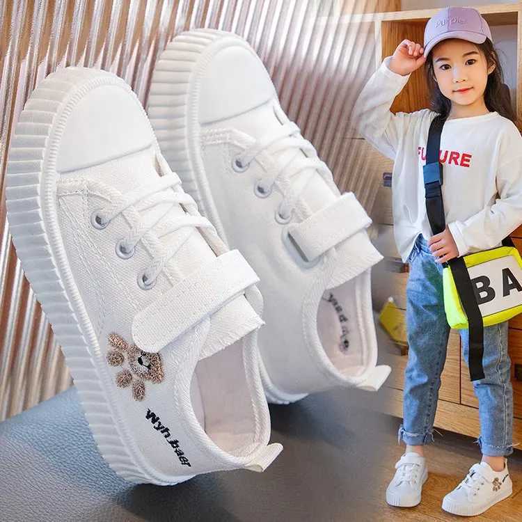 Childrens Canvas Shoes Soft Sole Comfortable Cookie Shoes Boys and Girls Breathable Non-slip Leisure Sports Canvas ShoesT251110