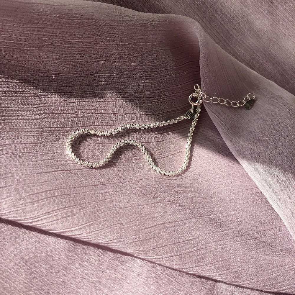 New Silver Colour Sparkling Gypsophila Adjustable Bracelet Bangle for Women Fine Fashion Jewelry Wedding Party GiftT251110