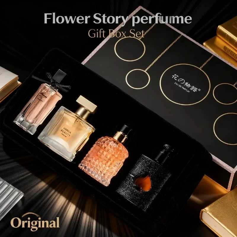 105ml Women Perfume Gift Box Four Piece Set Eau De Parfum Long Lasting Fresh Plant Floral Scent Perfect Gift Sets X251110