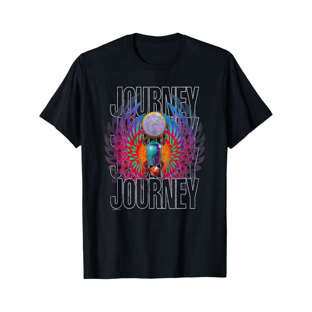 Designer T shirt Ripple Junction x Journey Infinity Wings Vivid Scarab Music - 220g T shits