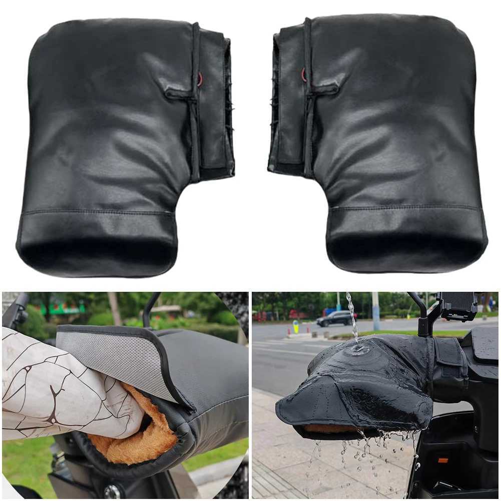 Electric Heating Handlebar Gloves 3 Levels Setting Motorcycle Heating Warm Muffs USB Charging for Bicycle MTB Motorcycle Scooter S25118