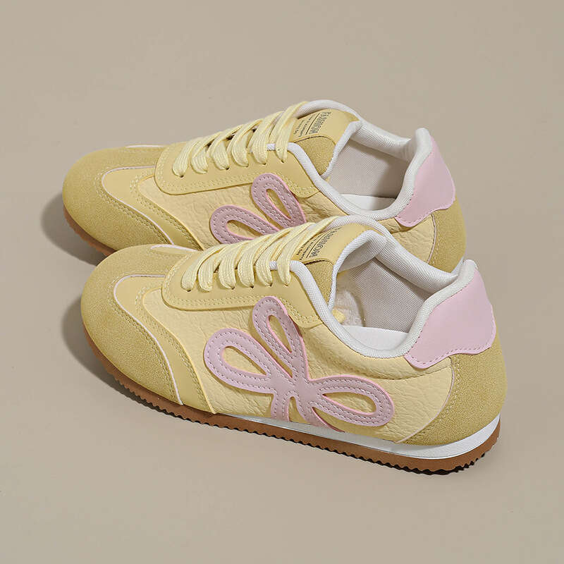 Zhao Lusi Same Ballet Style Training Women 2025 Autumn New Flat Lightweight Fashion Casual Shoes S002