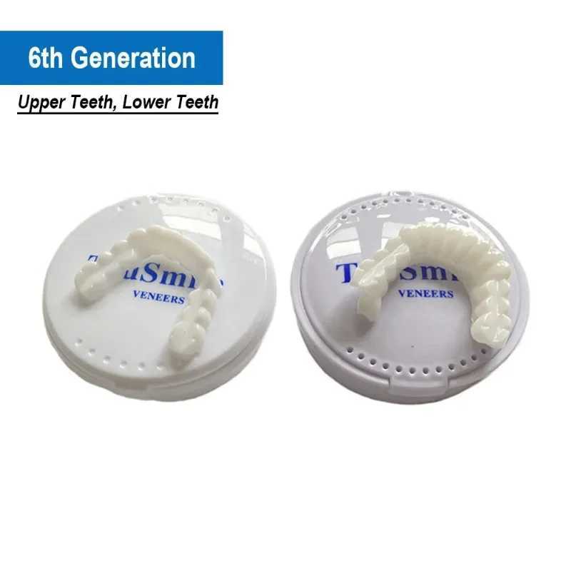 1 set of temporary dental restoration kit upper and lower denture veneers dental brackets denture clasps restoration accessories materials M250410