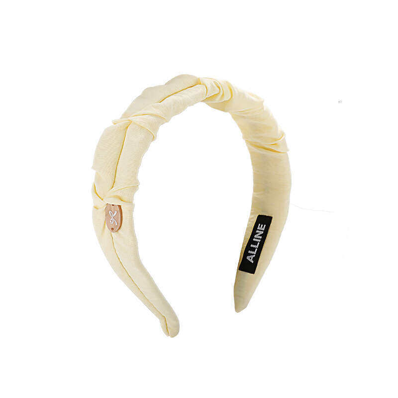 Simple Solid Color Classic Sweet Bow Hairband for Women 2025 New Korean Style Spring Elegant Versatile Hair Accessory Headband