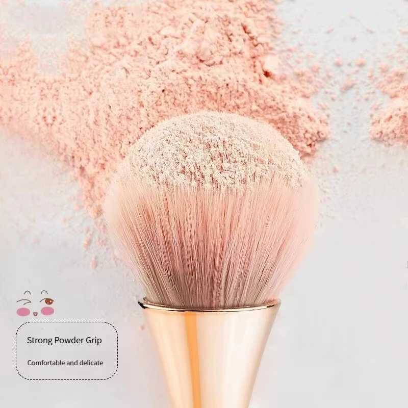 Long-Handled Makeup Brushes Loose Powder Brushes Highlighter Brushes Blush Brushes - Soft-Bristled Nail Art Dusting Brushes L251110