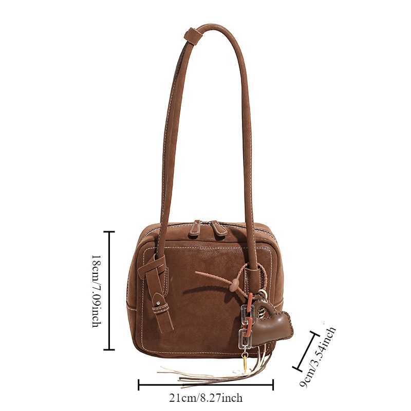 Ladys handbag vintage commuter bag Ladys versatile shoulder bag handbag underarm bowling bag K251110