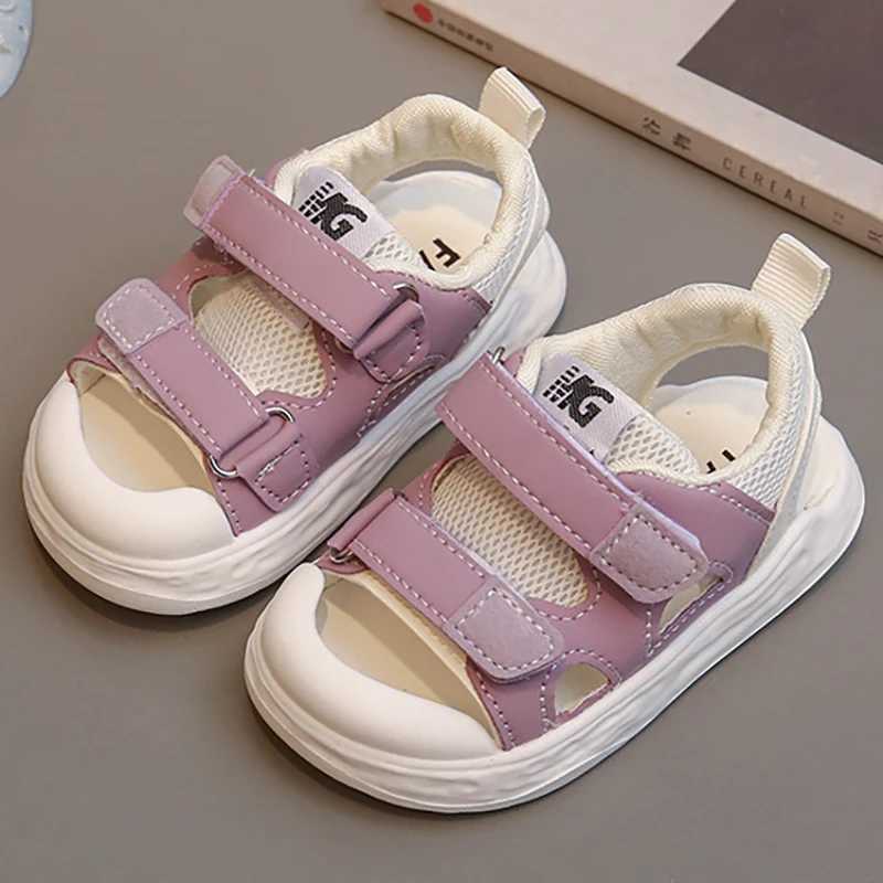 Childrens Summer Sandals Trend Fashion Baby Boys Sports Sandals Ergonomic Anti collision Girls Summer Beach Shoes Z250410