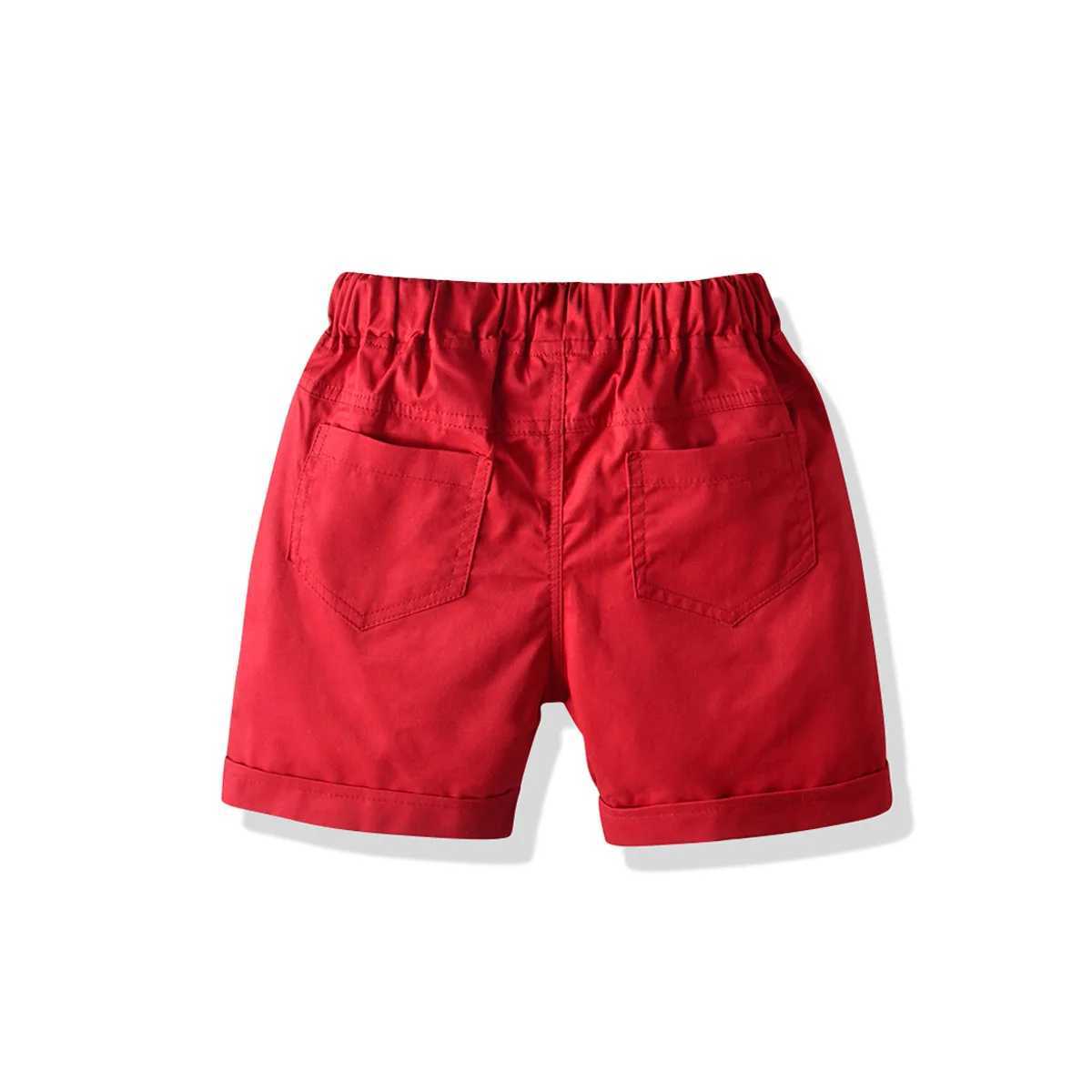 Boys shorts 2022 childrens summer pants 1-8 years old childrens Trouser solid color childrens clothing girl set pants school clothing Z250410