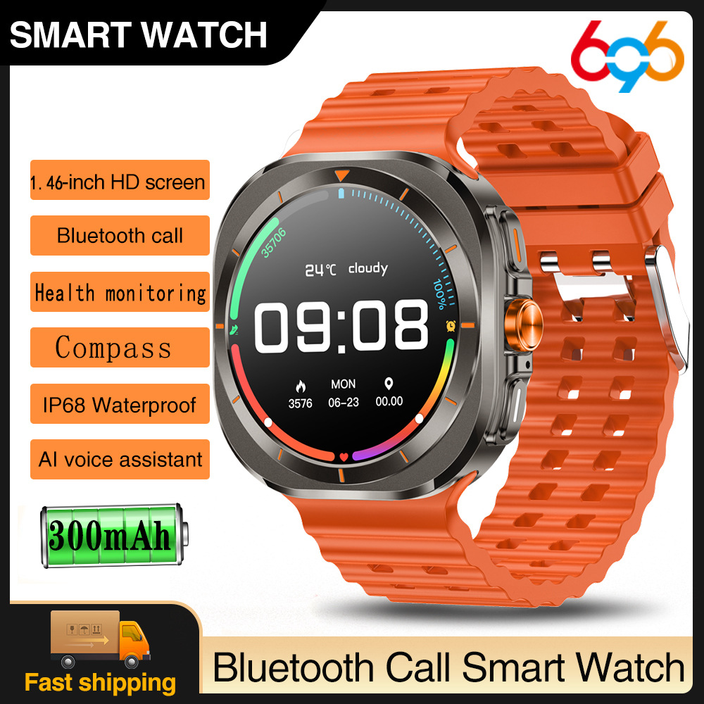 Z7 Ultra Smartwatch Bluetooth Talk Heart Cate Rate Vocation Assistant W7SmartWatch Bracelet