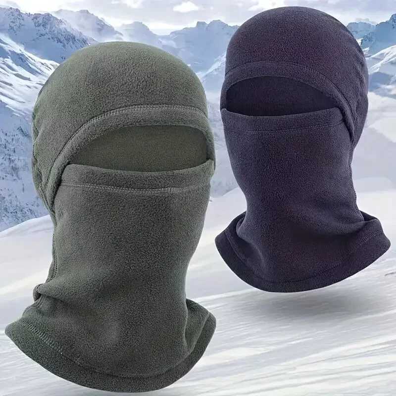 Outdoor Knitted Full Beanies Motorcycle Winter Balaclava Hat Cycling Skiing Sports Hood Caps Keep Warm Unisex Racing Fleece HatsXJ251110