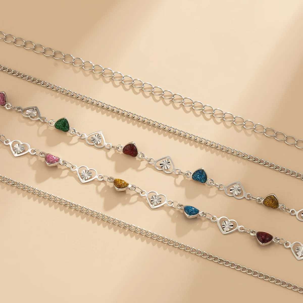 Summer Accessories Versatile Colorf Oil Drop Bead Chain Body Chain Bohen Poetic Love Waist Chain Body Chain X250410