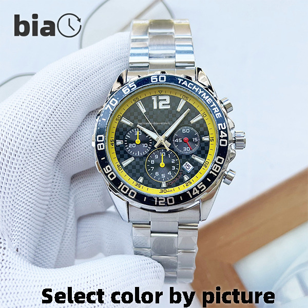 Tagly Heuerers Watch Designer tagly huerer Watch Chronograph Mens Menwatch Brand top Quality For Man Movement Stainless TOP With Box Luxury Accessories 3695