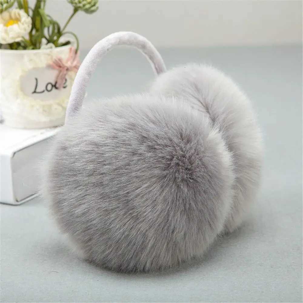 Multi-color Winter Ear Muffs Warm Earflaps Women Fluffy Cosy Earmuffs Plush Soft Ear Warmer Outdoor Cold Protection Ear Muffs W251110