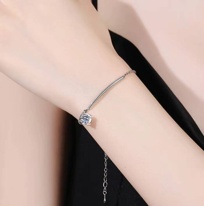 S925 Sterling Silver Bracelet Anklet Female 1 Franz Klammer Sangshi Bracelet Female