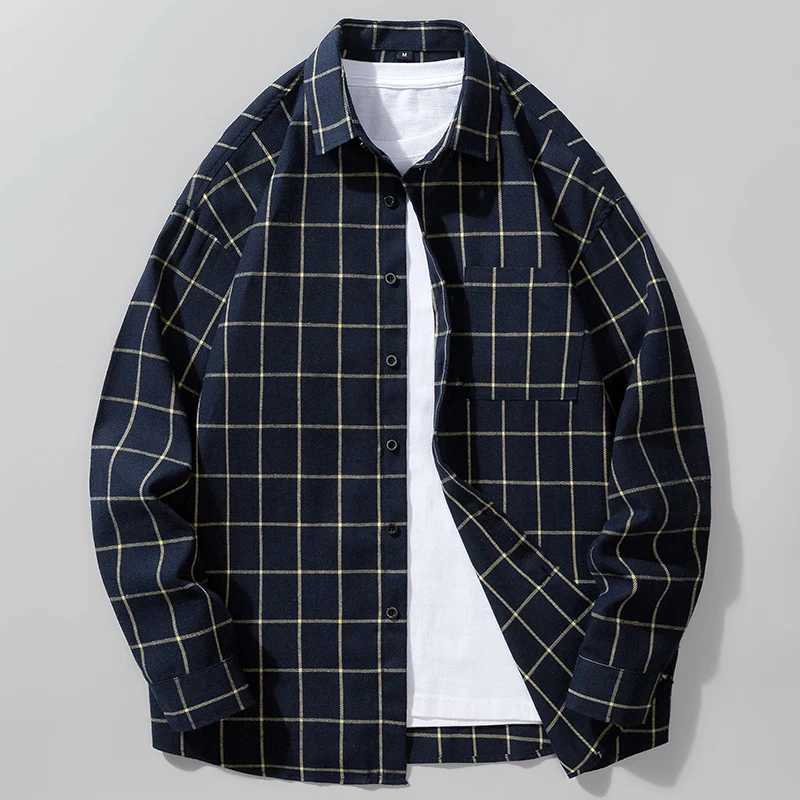 Black mens long sleeved shirt with blue striped mesh decoration casual and loose fit fashionable top X250410