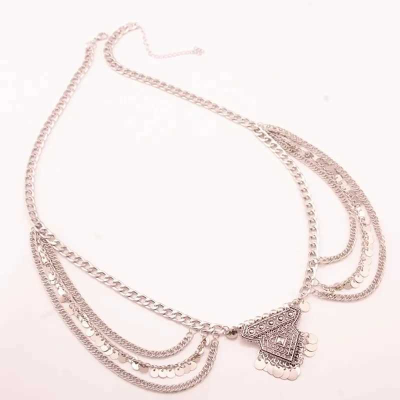 2019 Fashion Silver Gold Jewelry with Body Chain Charm Matching Chain Jewelry X250410