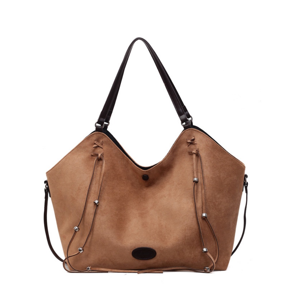 Chic Retro-Inspired Oversized Tote by Womens Brand: Perfect Daily Commute Companion