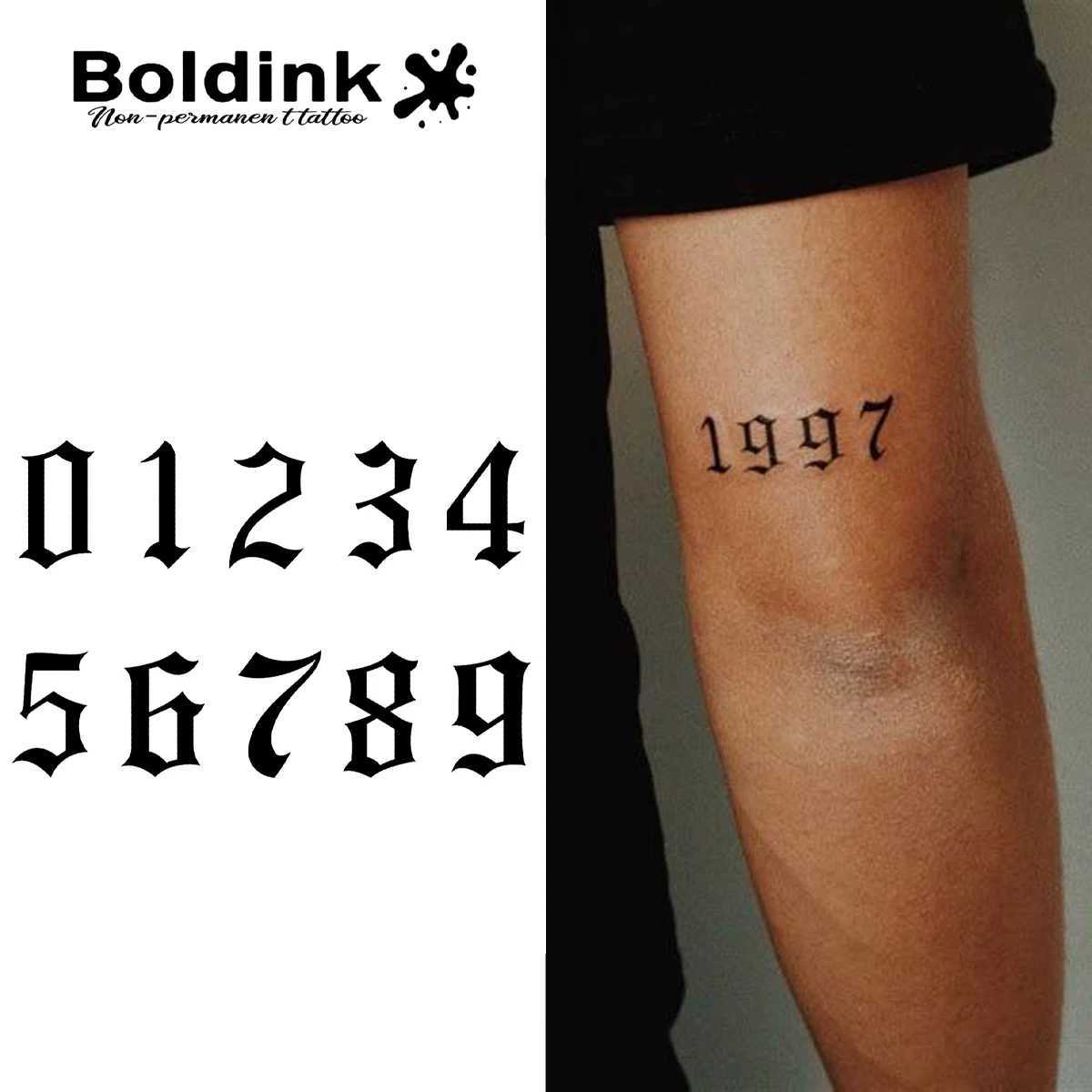 Digital temporary tattoo lasting for 15 days with new technology waterproof semi permanent sticker. W250410