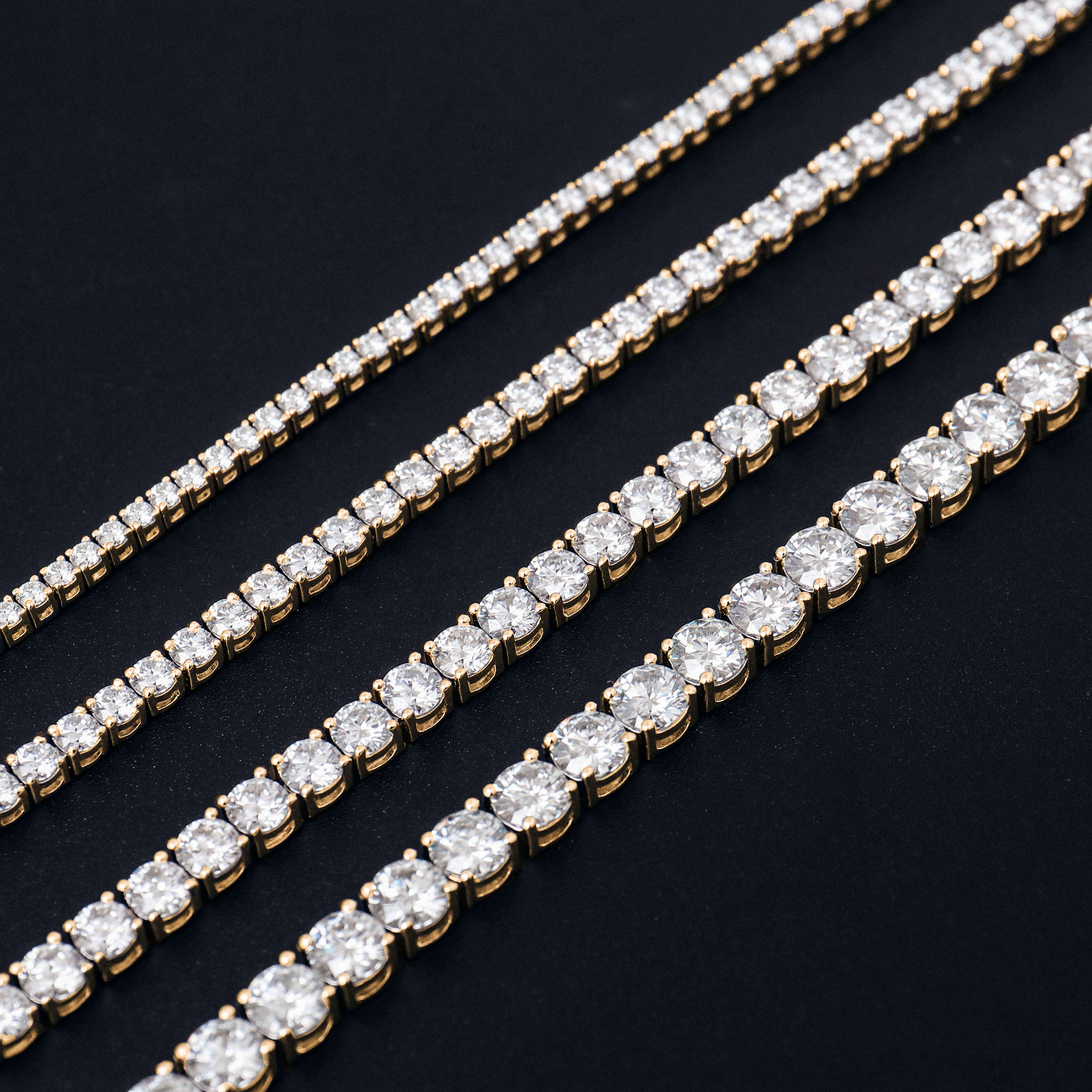 Factory Direct Sale 2mm 925 Sliver DEF VVS Moissanite Diamond Tennis Chain Heavy Iced Out Jewelry for Women Party Gift Bracelet