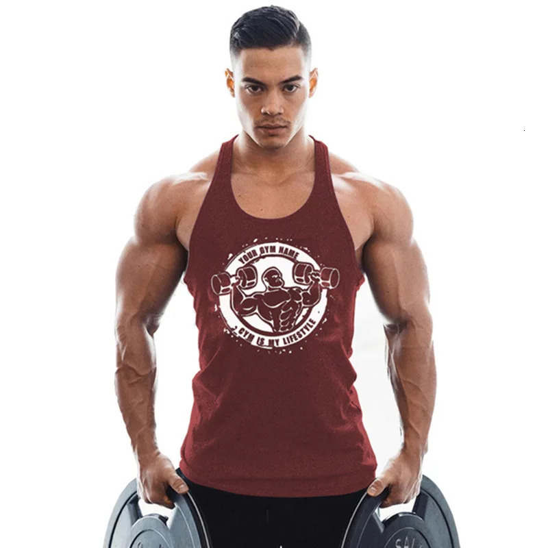 Summer Fitness Tank Top Men Bodybuilding 2025 Train Gyms Clothing Fitness Men Shirt Running Vest Cotton Singlets Muscle 250409