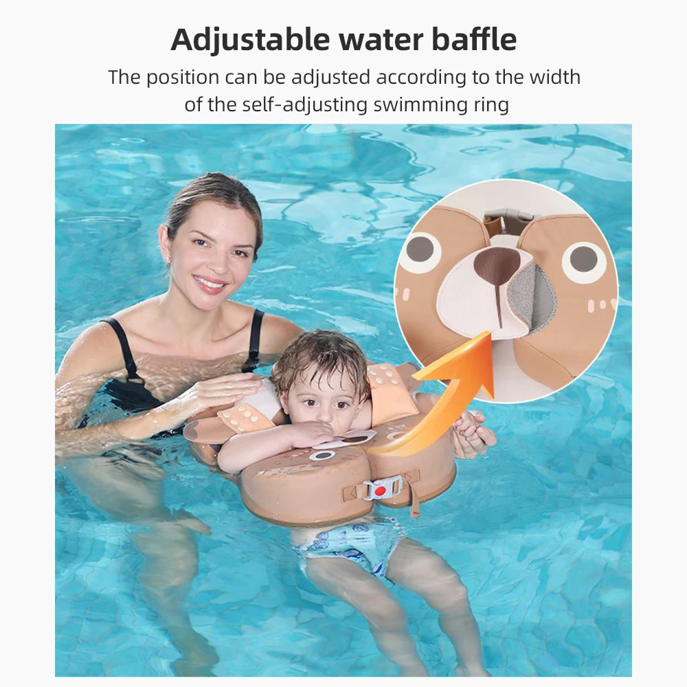 Mambobaby baby swimming floating waterproof ring childrens 372 months old 250321