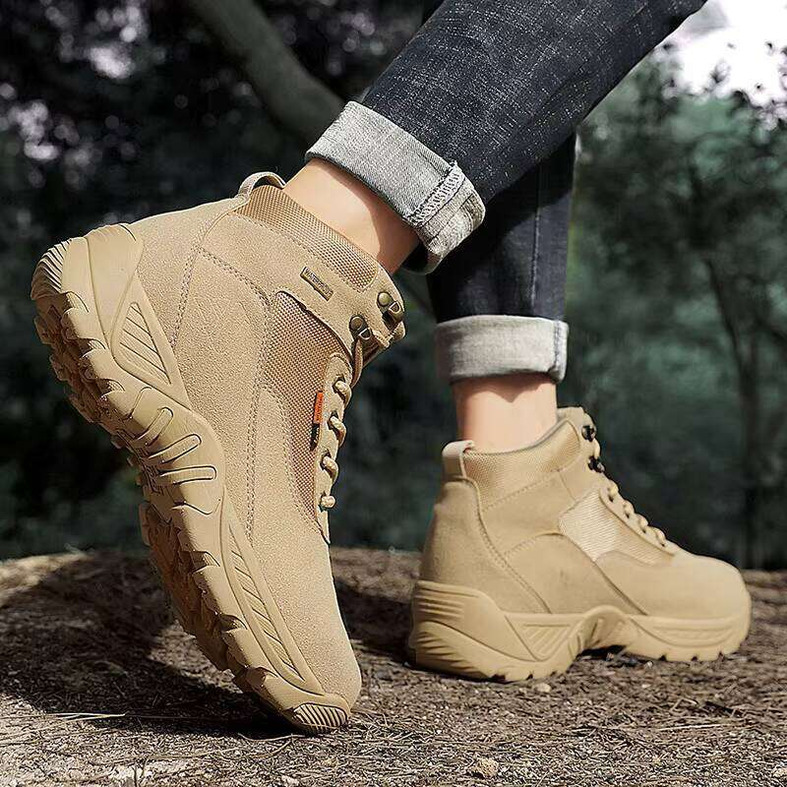 2025 New Men's Outdoor Waterproof Non-Slip Trekking Camping Sports Shoes