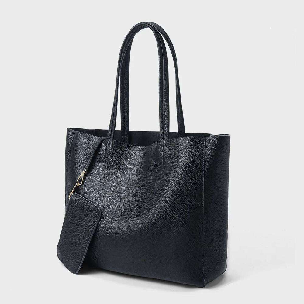 2025 New Women's Single Shoulder Top Layer Cowhide Handbag Simple Genuine Leather Large Capacity Commuter Tote Top-handle Bags