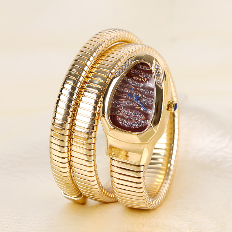 Creative Snake Bracelet Watch for Women - Personalized Quartz Timepiece